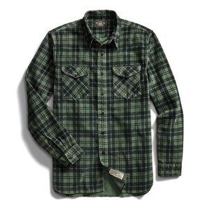 Ralph Lauren Double RL Forest Check Button Down Shirt